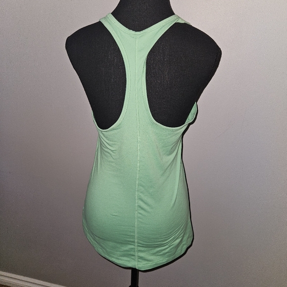 Nike women's medium bright green racerback tank top - Picture 2 of 5